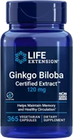 Click to see full view Life Extension Ginkgo Biloba Certified Extract™