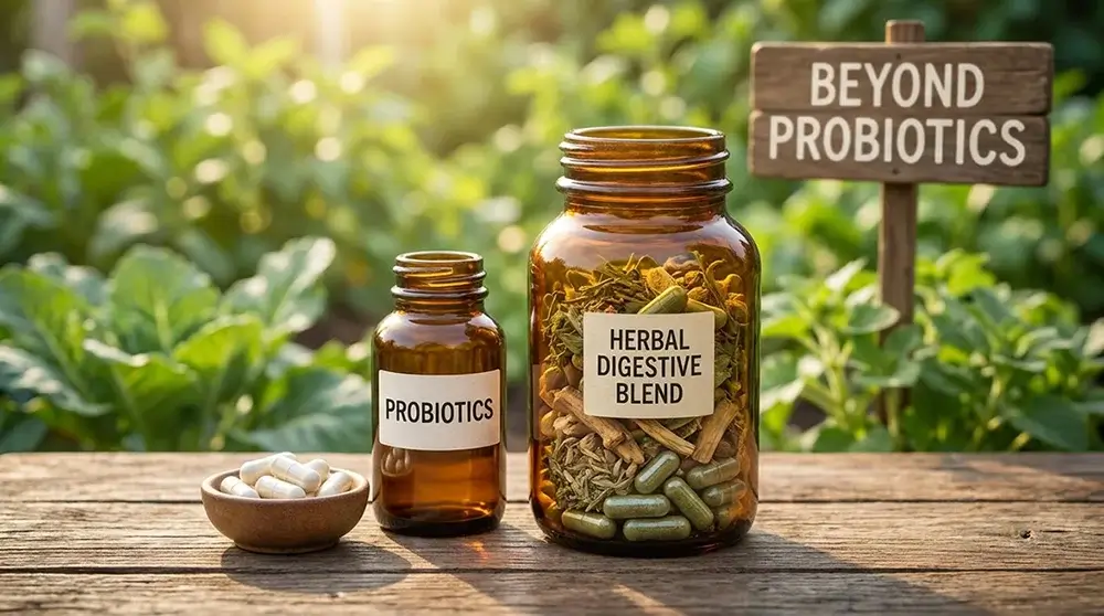 Beyond Probiotics: Herbal Digestive Health Supplements